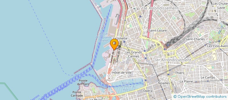 localisation de l'entreprise COMPAGNIE MARITIME SUD à MARSEILLE