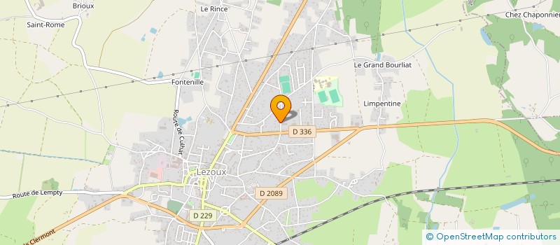 localisation de l'entreprise COMPAGNIE MARMAYE  LEZOUX