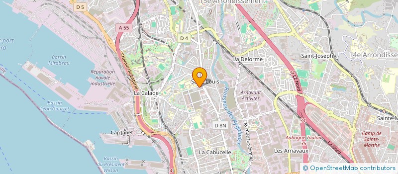localisation de l'entreprise COMPAGNIE MARSEILLAISE IMMOBILIERE à MARSEILLE