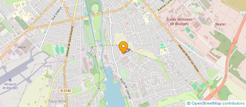 localisation de l'entreprise COMPAGNIE MARTEAU  BOURGES