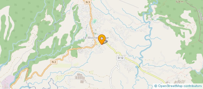 localisation de l'entreprise COMPAGNIE MARTINIQUAISE DE BATIMENT ET TRAVAUX PUBLICS à LE MORNE-ROUGE