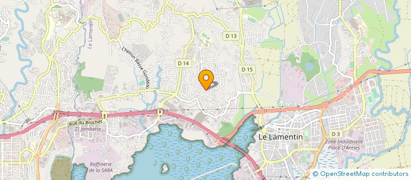 localisation de l'entreprise COMPAGNIE MARTINIQUAISE DE LOCATION D'AUTOMOBILES à LE LAMENTIN