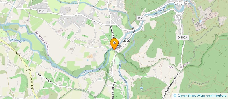 localisation de l'entreprise COMPAGNIE MARYSA  SAUMANE-DE-VAUCLUSE