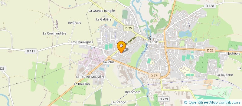 localisation de l'entreprise COMPAGNIE MAYCELIUMS  CRAON