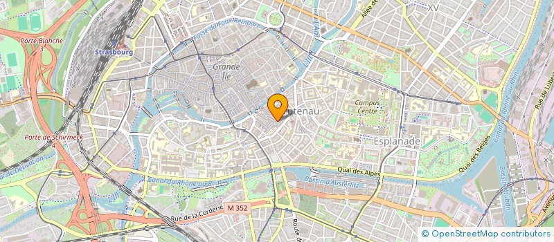 localisation de l'entreprise COMPAGNIE MEDIANE à STRASBOURG
