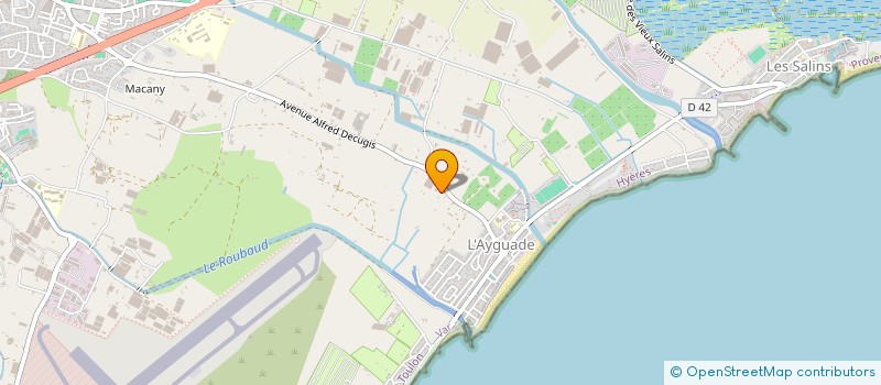 localisation de l'entreprise COMPAGNIE  MEDIEVALE LES BLANCS MANTEAUX à HYERES