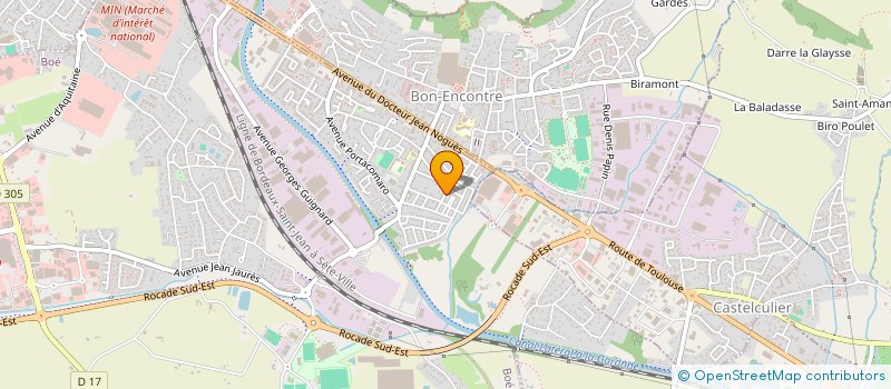 localisation de l'entreprise COMPAGNIE MEDIEVALE LO MAINADERS  BOE