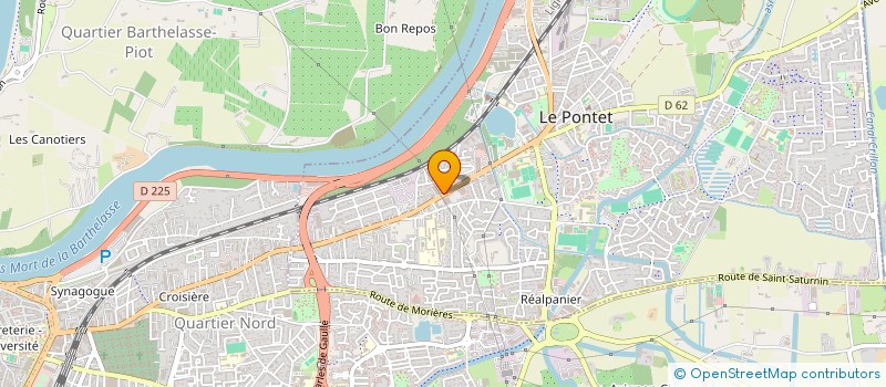 localisation de l'entreprise COMPAGNIE MEDITERRANEEN MATERIEL à LE PONTET