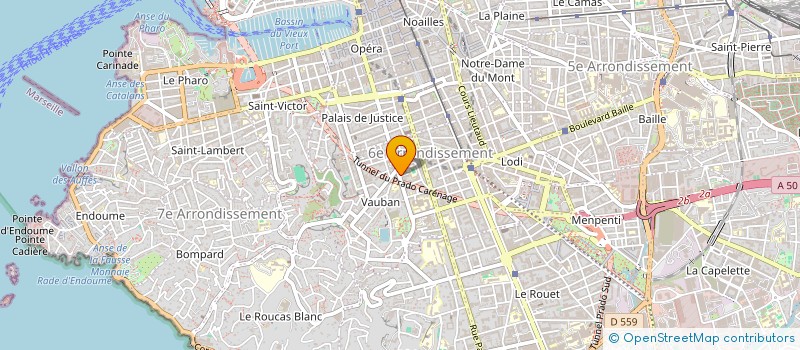 localisation de l'entreprise COMPAGNIE MEDITERRANEENNE COURTAGE à MARSEILLE