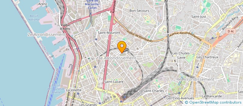 localisation de l'entreprise COMPAGNIE MEDITERRANEENNE D'ENTREPOSAGE à MARSEILLE