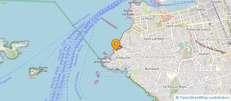 localisation de l'entreprise COMPAGNIE MEDITERRANEENNE DE CHAUFFEURS PRIVES à MARSEILLE