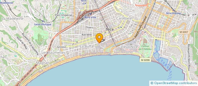 localisation de l'entreprise COMPAGNIE MEDITERRANEENNE DE CONSEIL à NICE