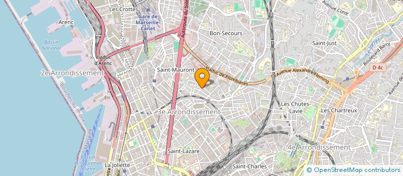 localisation de l'entreprise COMPAGNIE MEDITERRANEENNE DE NEGOCE à MARSEILLE