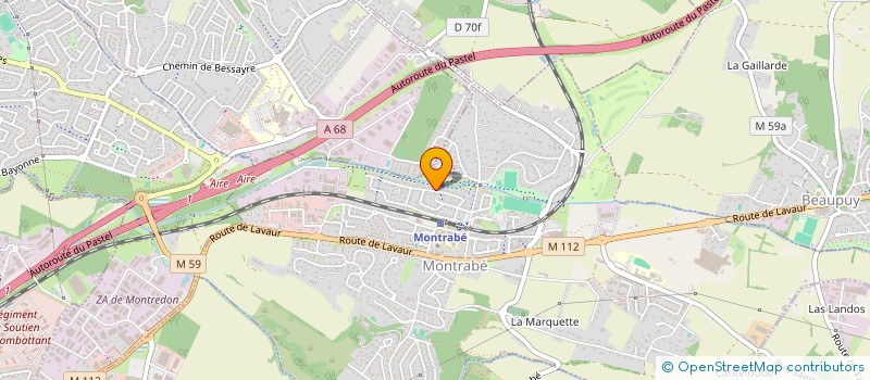 localisation de l'entreprise COMPAGNIE MELANGE  MONTRABE