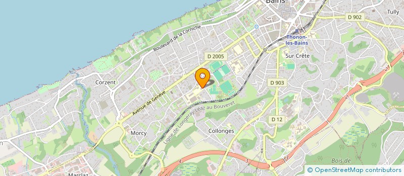 localisation de l'entreprise COMPAGNIE MELTA à THONON-LES-BAINS