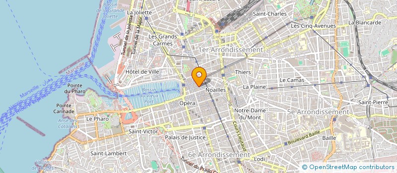 localisation de l'entreprise COMPAGNIE MERID TEXTILES ET ACCESSOIRES à MARSEILLE