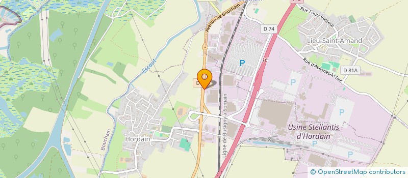 localisation de l'entreprise COMPAGNIE METAL à HORDAIN