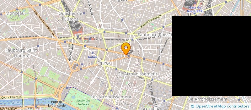 localisation de l'entreprise COMPAGNIE METROPOLITAINE PARTICIPATION 4 à PARIS