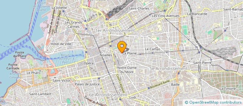 localisation de l'entreprise COMPAGNIE MIDI COMMUNICATION à MARSEILLE