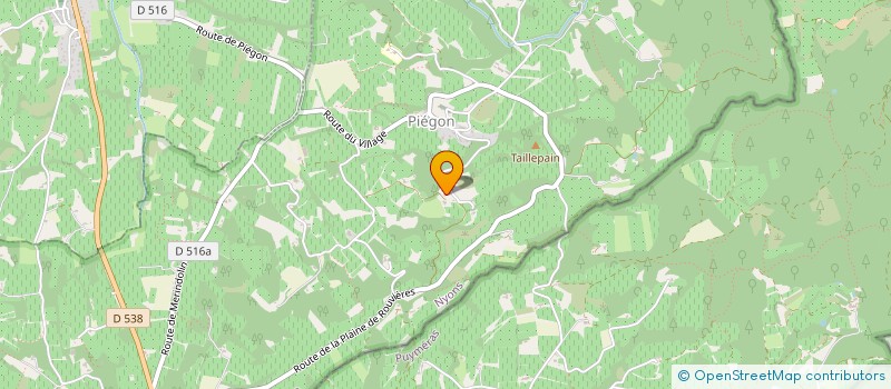 localisation de l'entreprise COMPAGNIE MIETTE PAR MIETTE  PIEGON