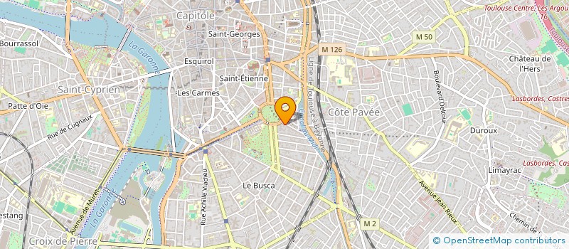 localisation de l'entreprise COMPAGNIE MIEUX VAUT EN RIRE- MVER à TOULOUSE