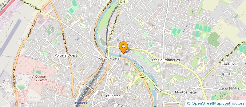 localisation de l'entreprise COMPAGNIE MIME DE RIEN à POITIERS