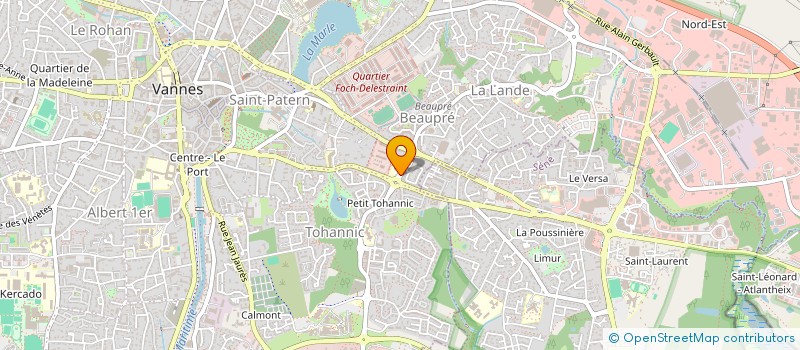 localisation de l'entreprise COMPAGNIE MORBIHANNAISE DE PARTICIPATION à VANNES
