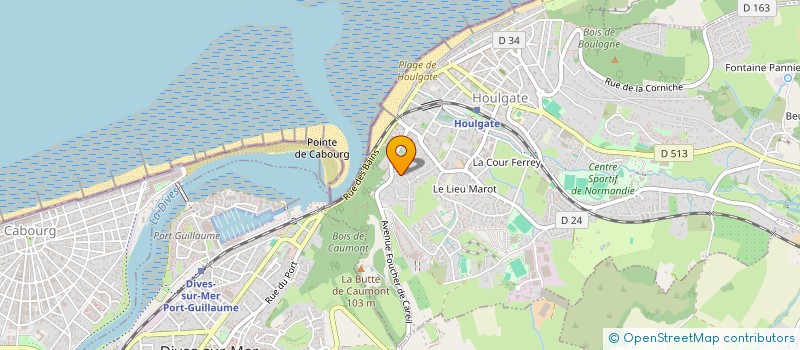 localisation de l'entreprise COMPAGNIE MOUCHE COUSUE  HOULGATE