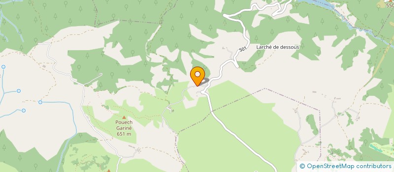 localisation de l'entreprise COMPAGNIE MU à LA BASTIDE-DE-SEROU