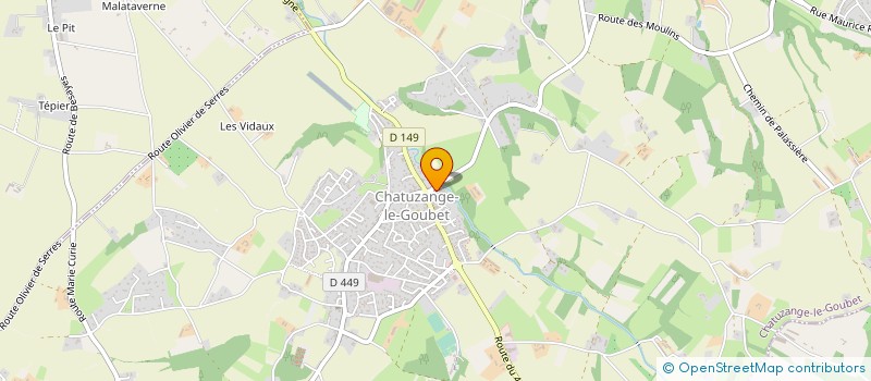 localisation de l'entreprise COMPAGNIE MURIELLE M à CHATUZANGE-LE-GOUBET
