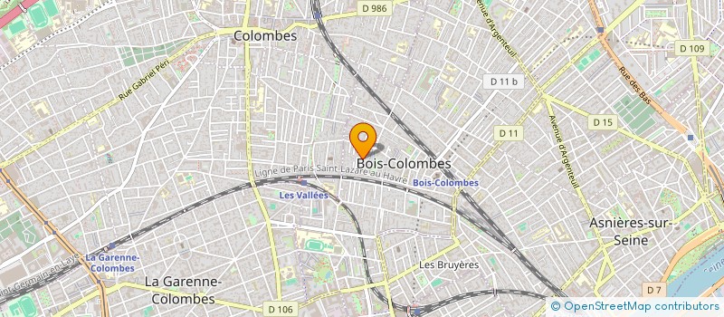 localisation de l'entreprise COMPAGNIE MUSAGETE  BOIS-COLOMBES