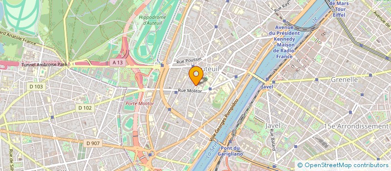 localisation de l'entreprise COMPAGNIE MUSICALE DIFFUSION à PARIS