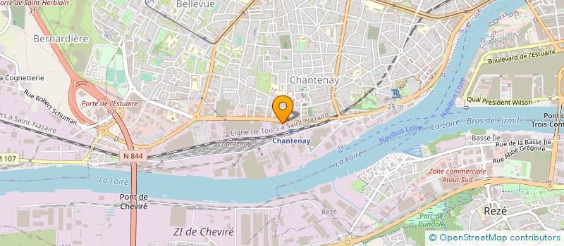 localisation de l'entreprise COMPAGNIE NANTAISE DES METAUX à NANTES