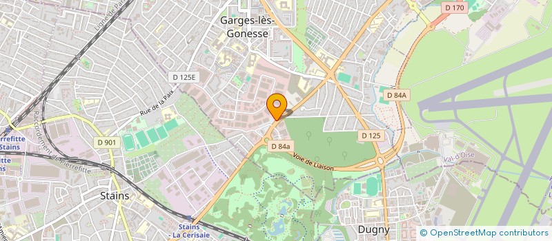 localisation de l'entreprise COMPAGNIE NATIONAL DE GARDIENNAGE ET DE SURVEILLANCE PRIVEE à GARGES-LES-GONESSE