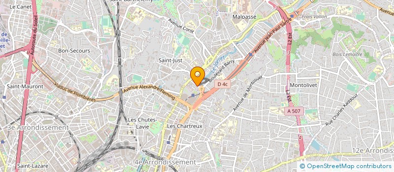 localisation de l'entreprise COMPAGNIE NATIONALE DES FLUIDES à MARSEILLE