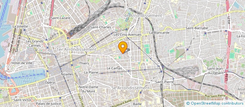 localisation de l'entreprise COMPAGNIE NAWMA  MARSEILLE