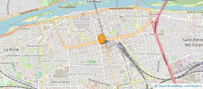 localisation de l'entreprise COMPAGNIE NEPTUNE à TOURS