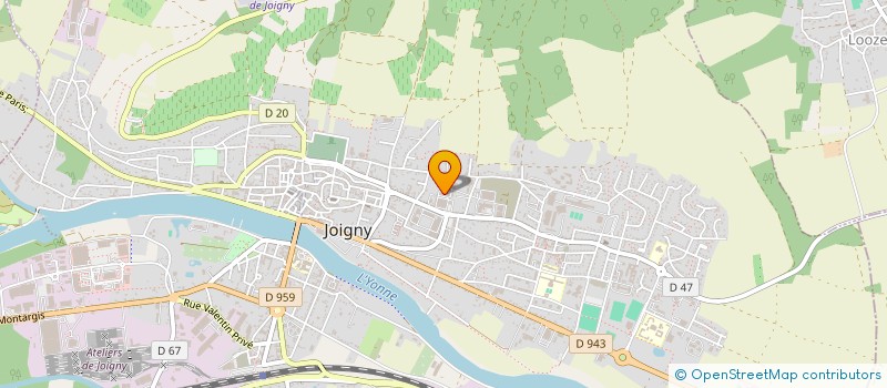 localisation de l'entreprise COMPAGNIE NILS BOURDON à JOIGNY