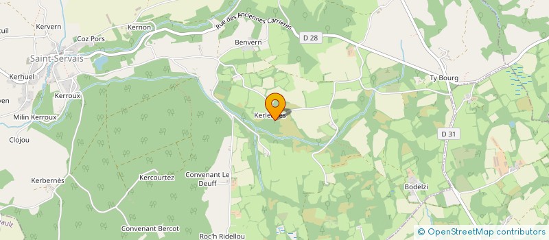 localisation de l'entreprise COMPAGNIE NOIR DE COEUR  SAINT-SERVAIS