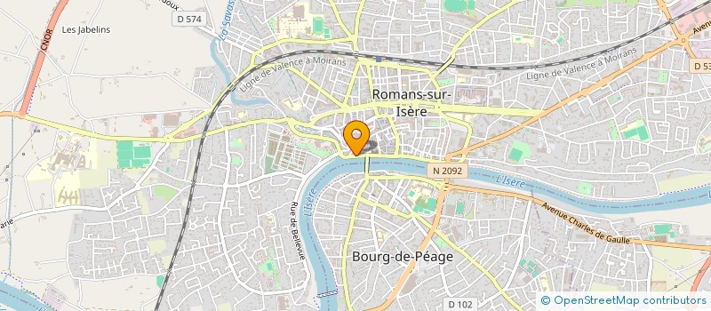 localisation de l'entreprise COMPAGNIE NOIRS TROTTOIRS à ROMANS-SUR-ISERE