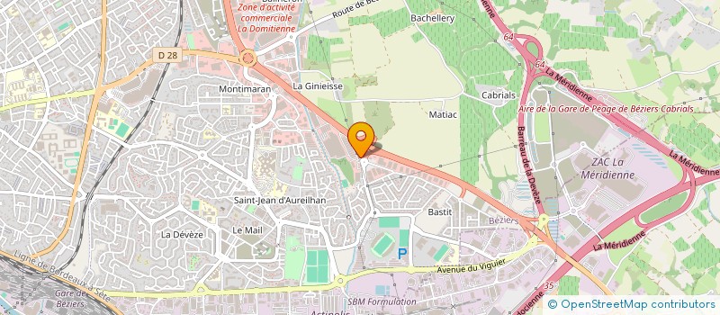 localisation de l'entreprise COMPAGNIE NOIX DE CAJOU à BEZIERS