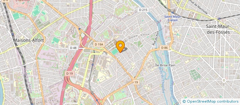 localisation de l'entreprise COMPAGNIE NOKOUAK  CRETEIL