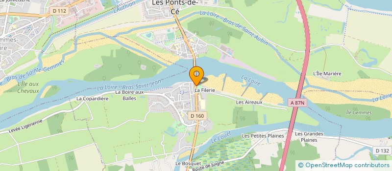 localisation de l'entreprise COMPAGNIE NOMORPA à LES PONTS-DE-CE