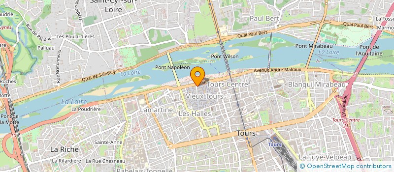 localisation de l'entreprise COMPAGNIE NON-LIEU  TOURS