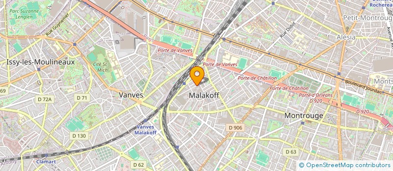 localisation de l'entreprise COMPAGNIE NONANTE TROIS  MALAKOFF