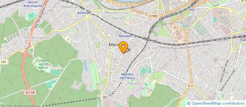 localisation de l'entreprise COMPAGNIE NORD-SUD à MEUDON