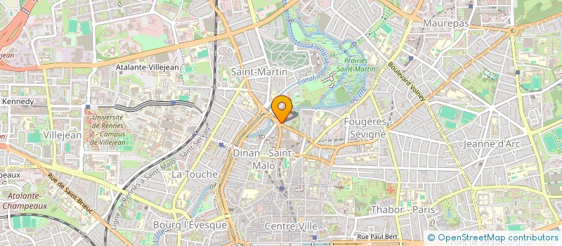 localisation de l'entreprise COMPAGNIE NORD SUD  RENNES