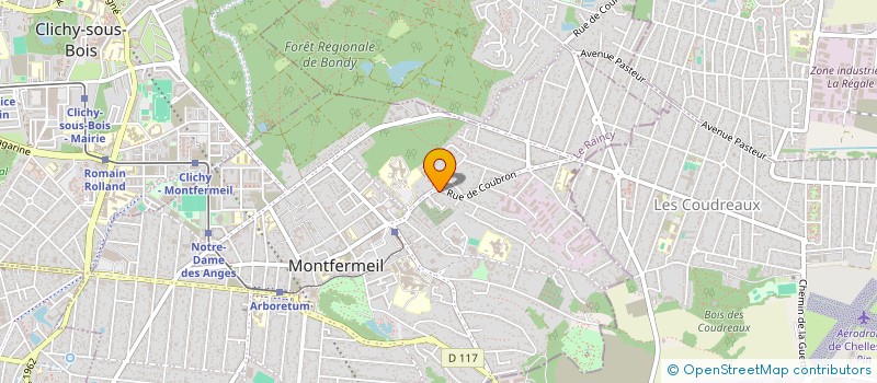 localisation de l'entreprise COMPAGNIE NOUVELLE DE SECURITE ET DE PROTECTION à MONTFERMEIL