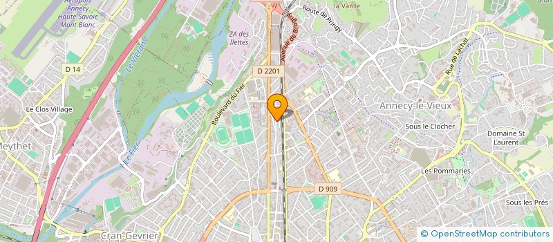 localisation de l'entreprise COMPAGNIE NU à ANNECY