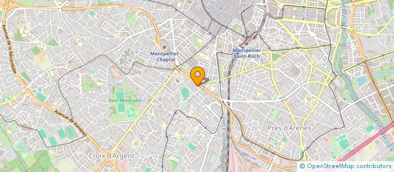 localisation de l'entreprise COMPAGNIE NUE.E ARDENT.E à MONTPELLIER